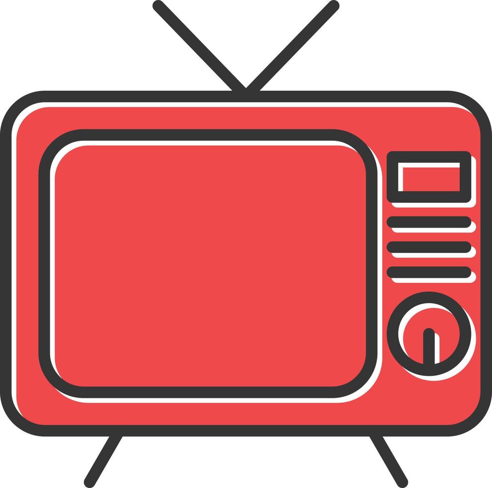 Tv Filled Icon vector