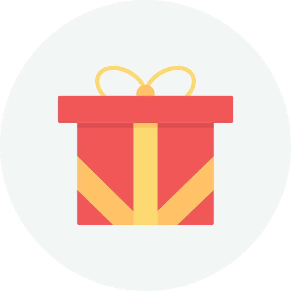 Gift Flat Circle vector