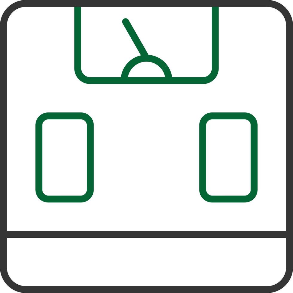 Scale Line Two Color vector