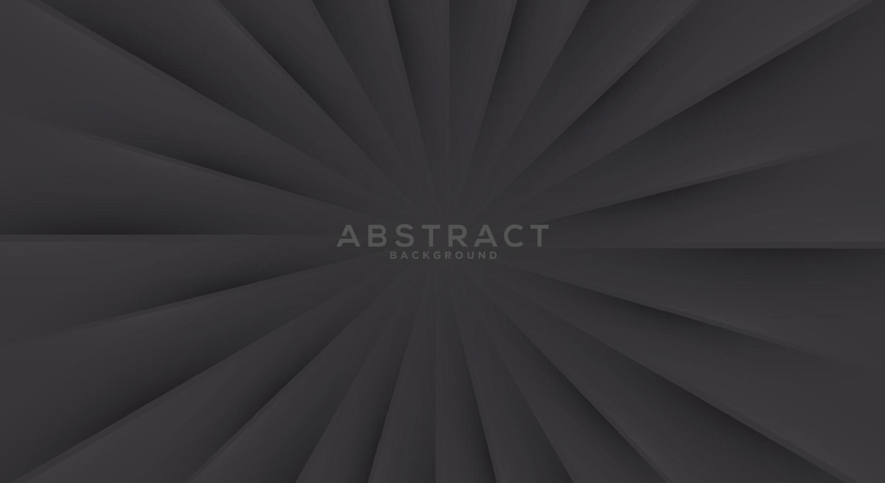 Black abstract geometric background. 3d background. vector