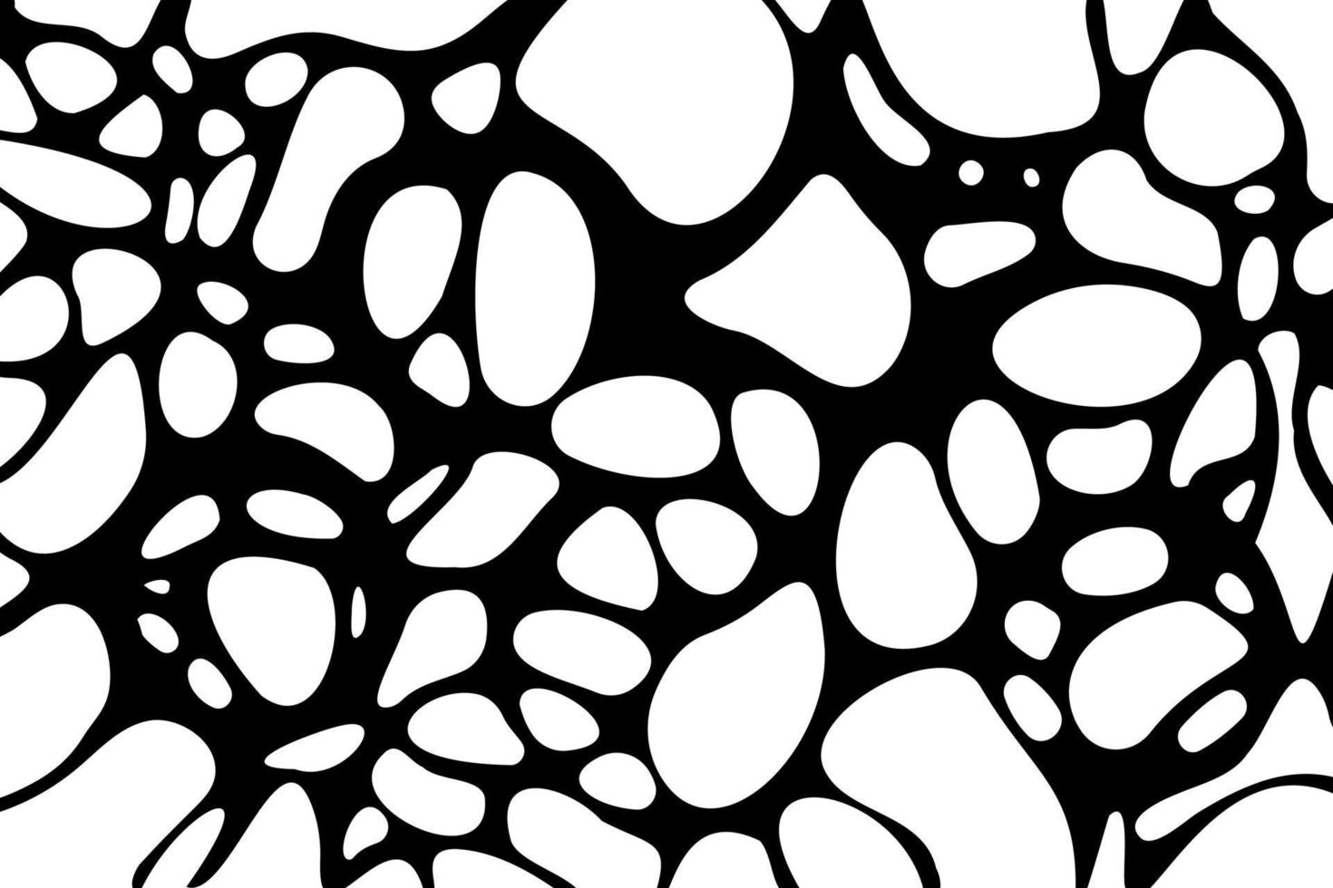 Liquid abstract background. Neurography graphic illustration. Vector psychology line art.