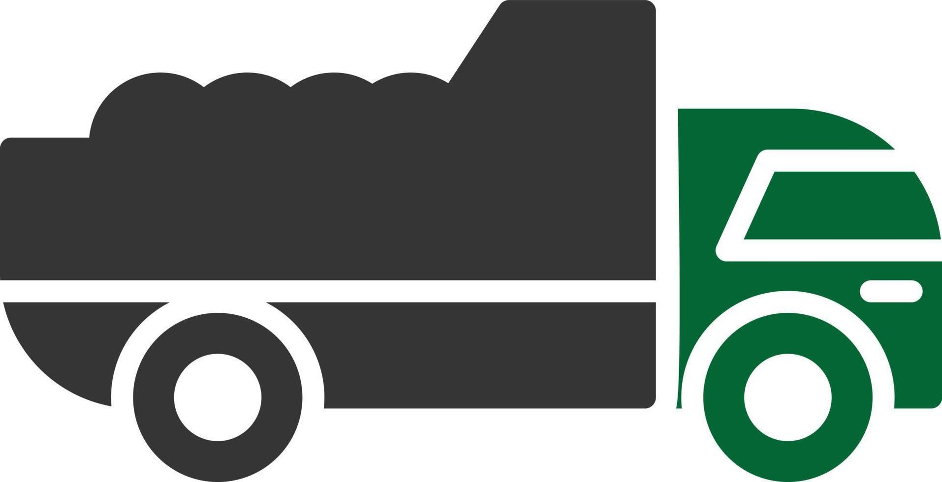 Truck Glyph Two Color vector