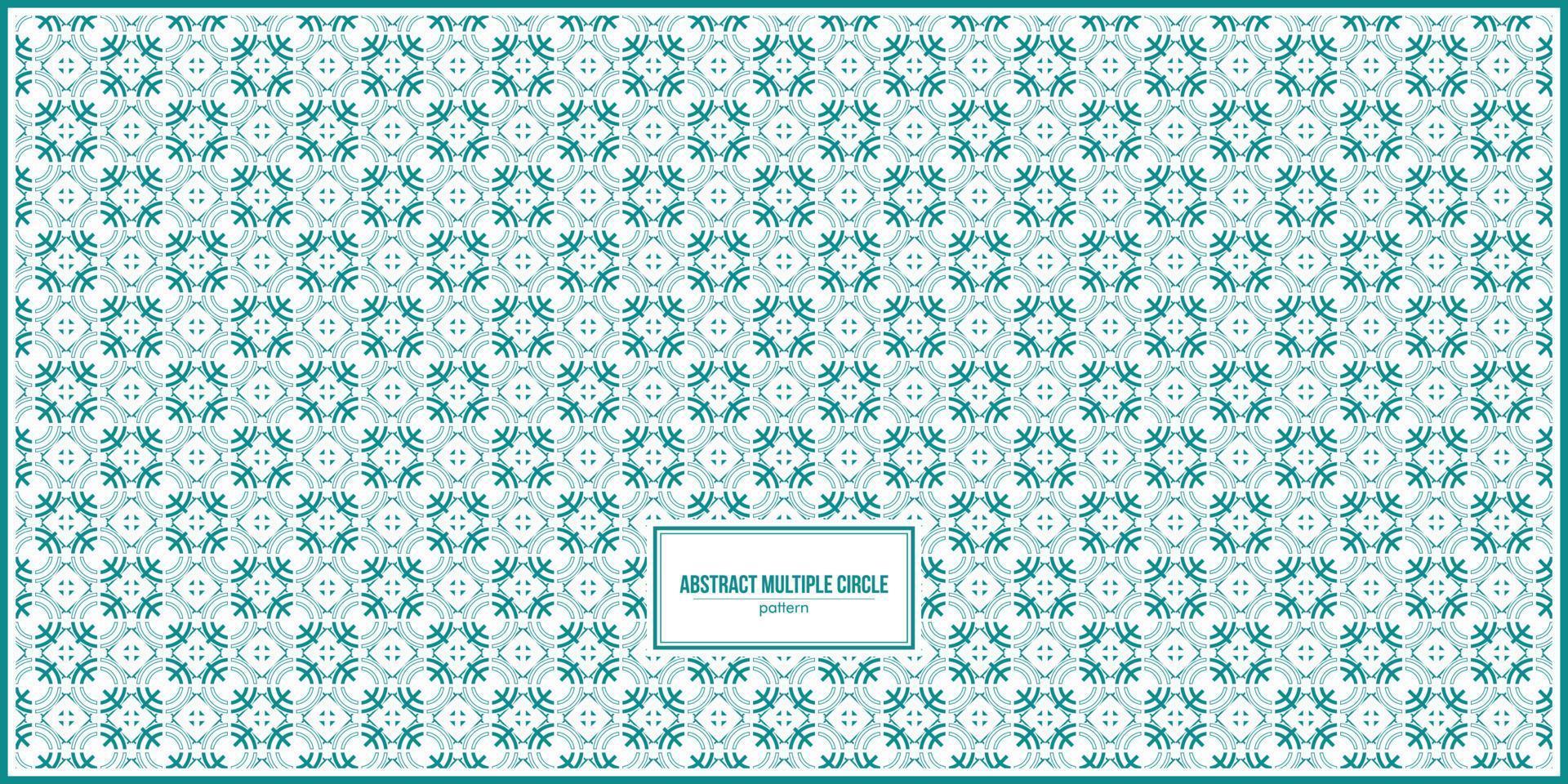 multiple circle pattern with modern abstract shape vector