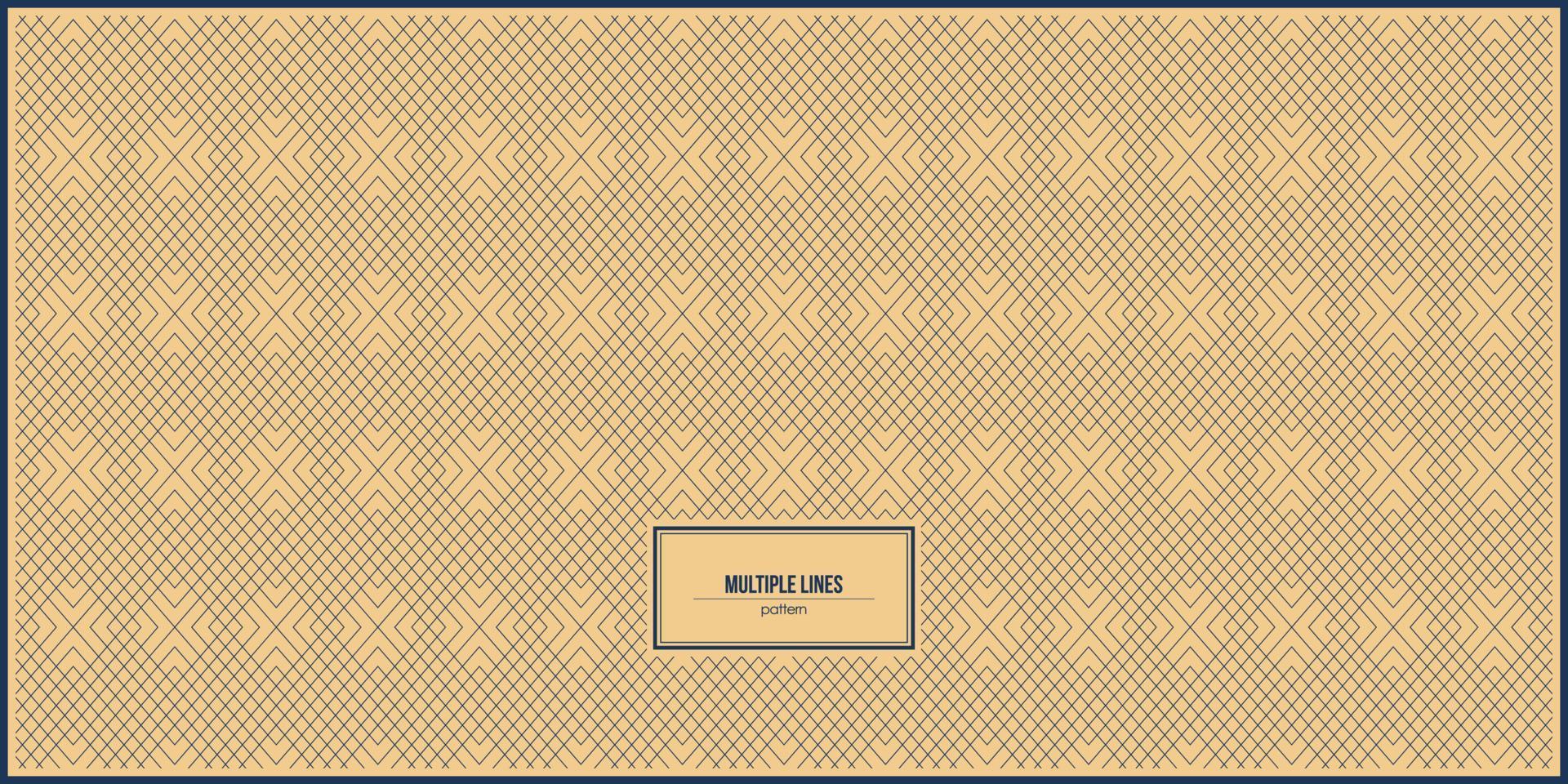 symmetrical lines pattern with pastel yellow background vector