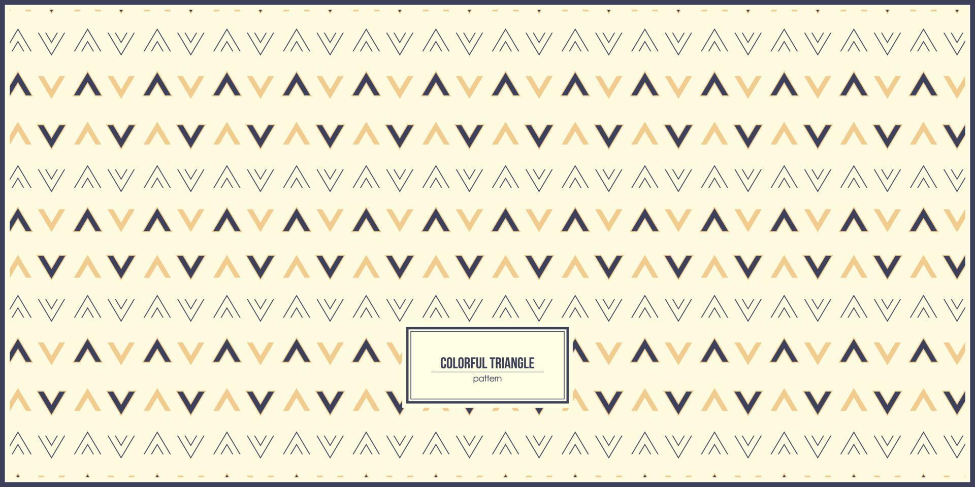 colorful triangles with random placement vector