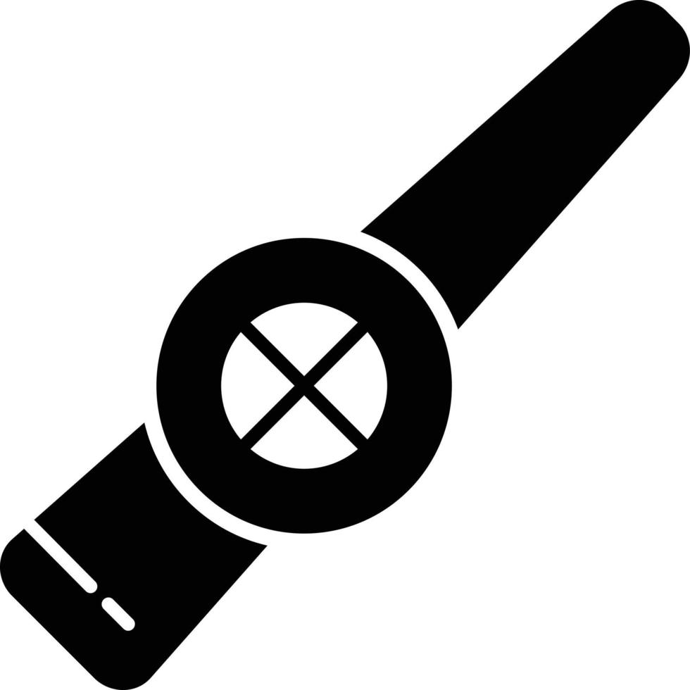 icono de glifo kazoo vector