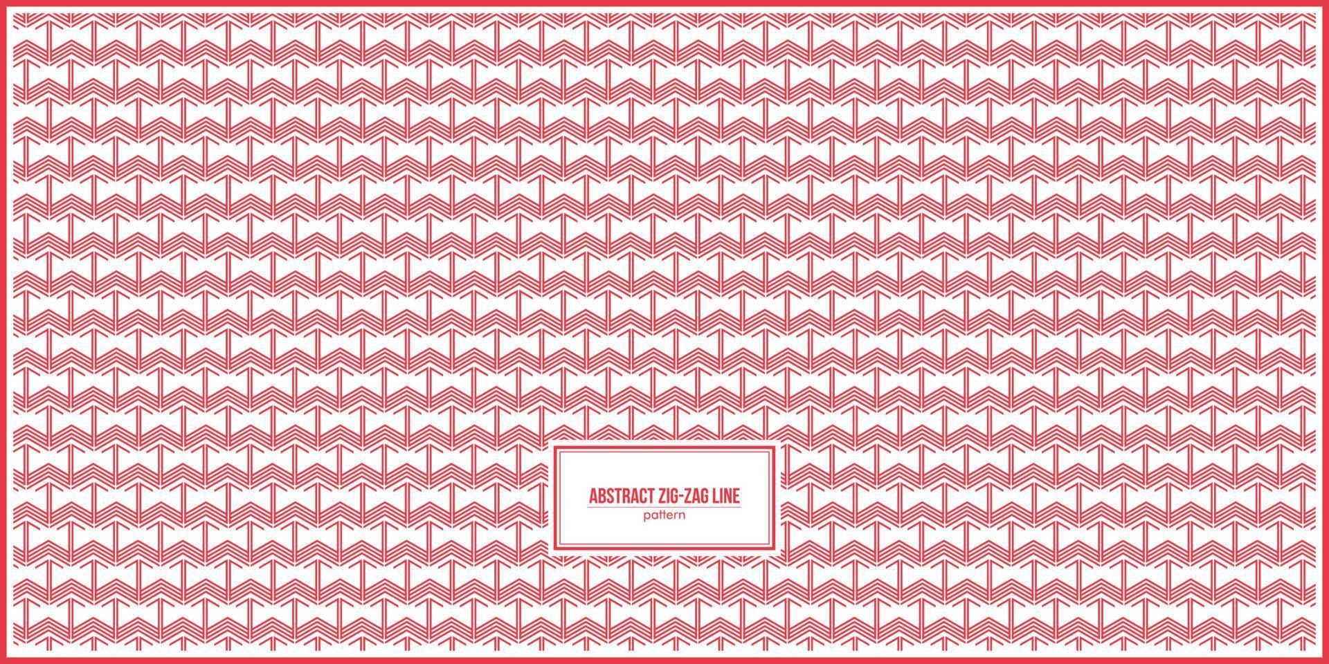 abstract pattern of red zig-zag line vector