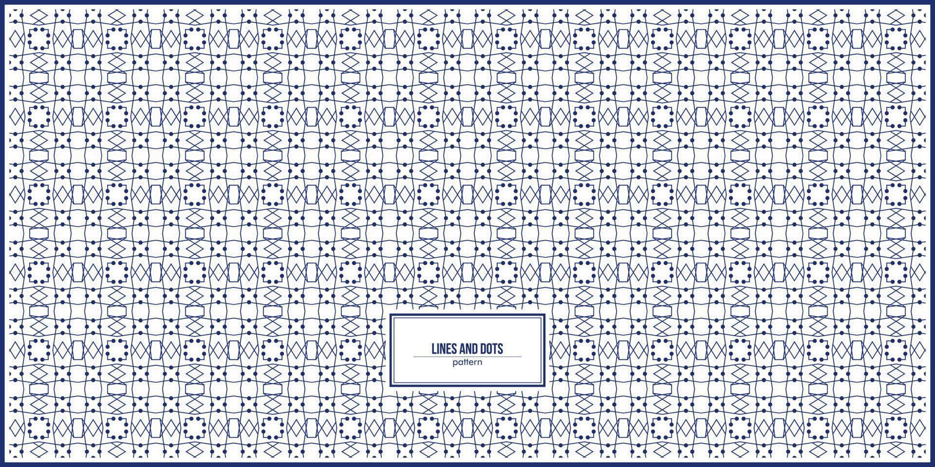 doodle art pattern of multiple lines and dots vector