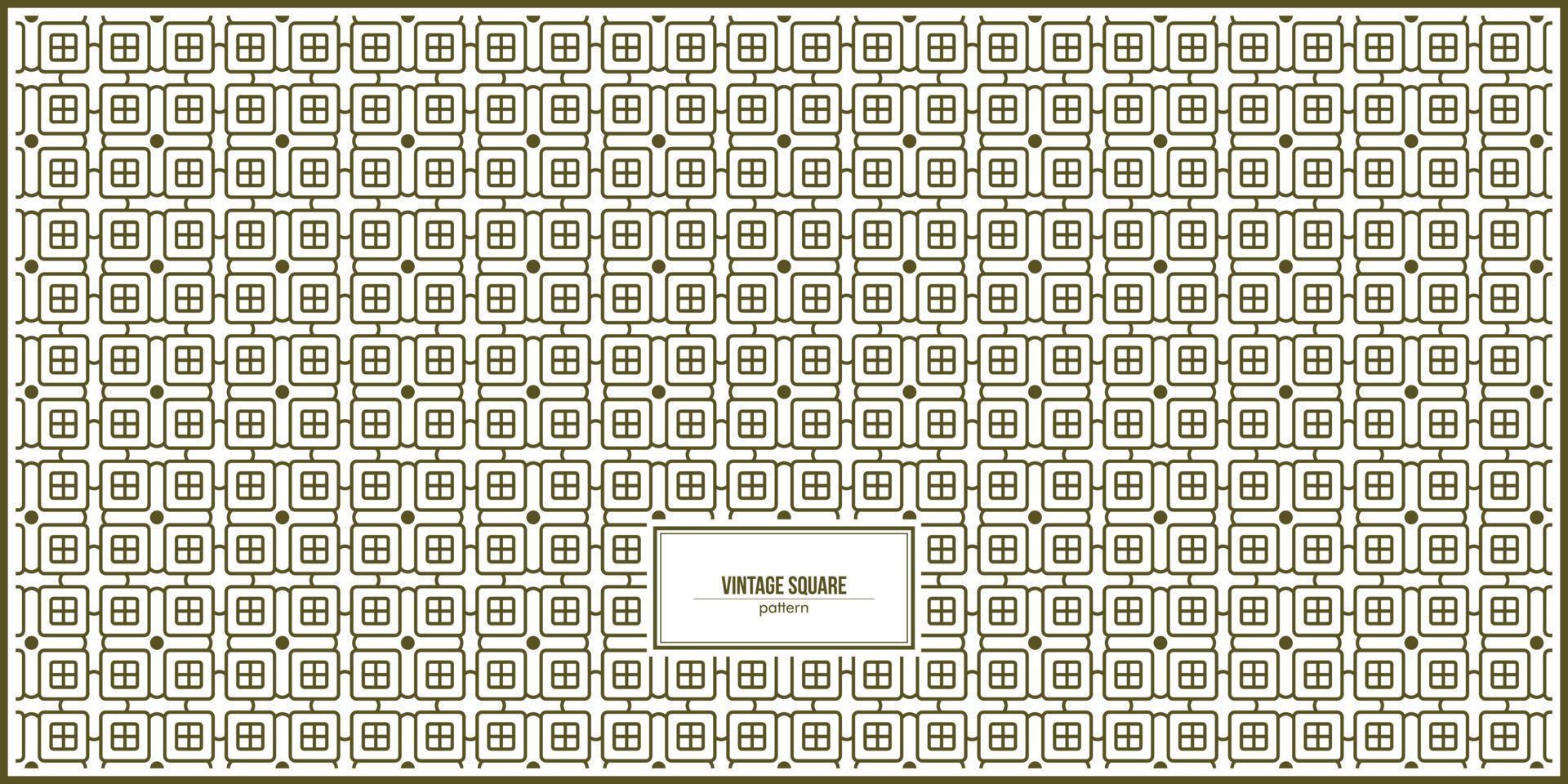vintage pattern of multiple square windows vector