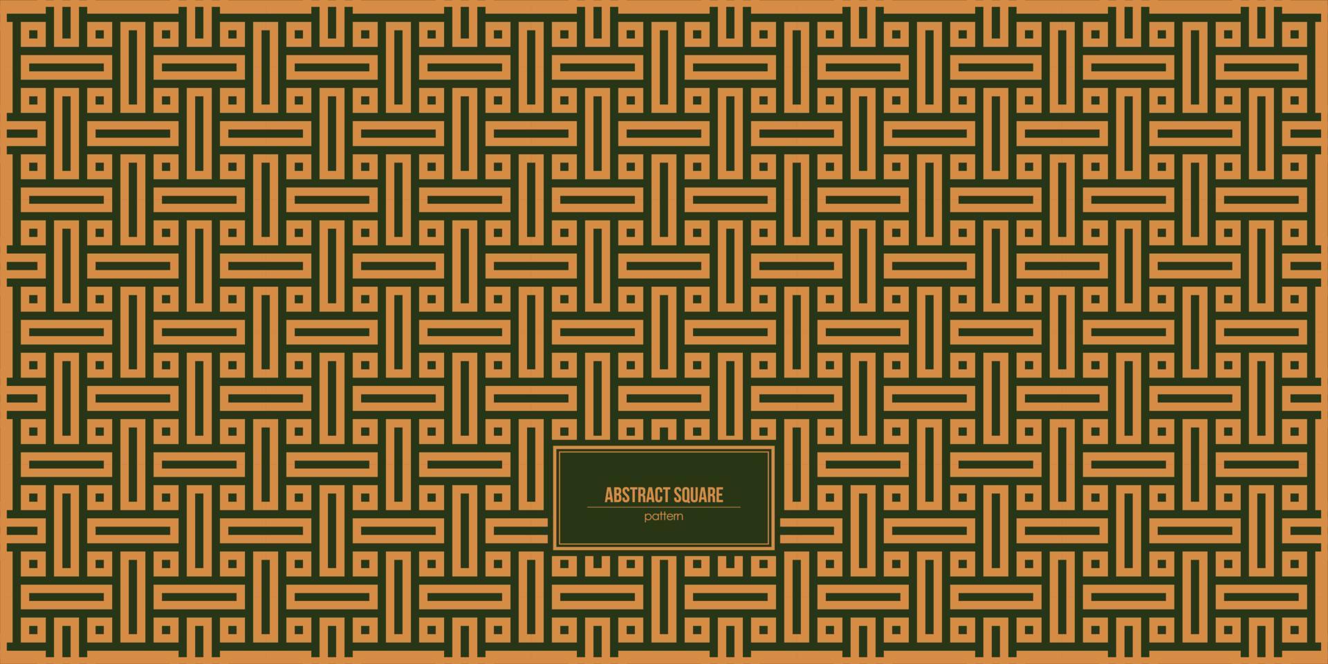 unique pattern of brown abstract square vector