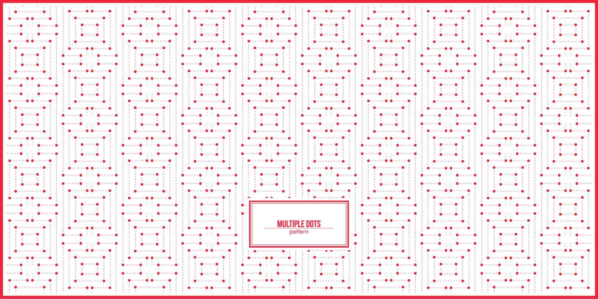 beautiful multiple red dots pattern vector