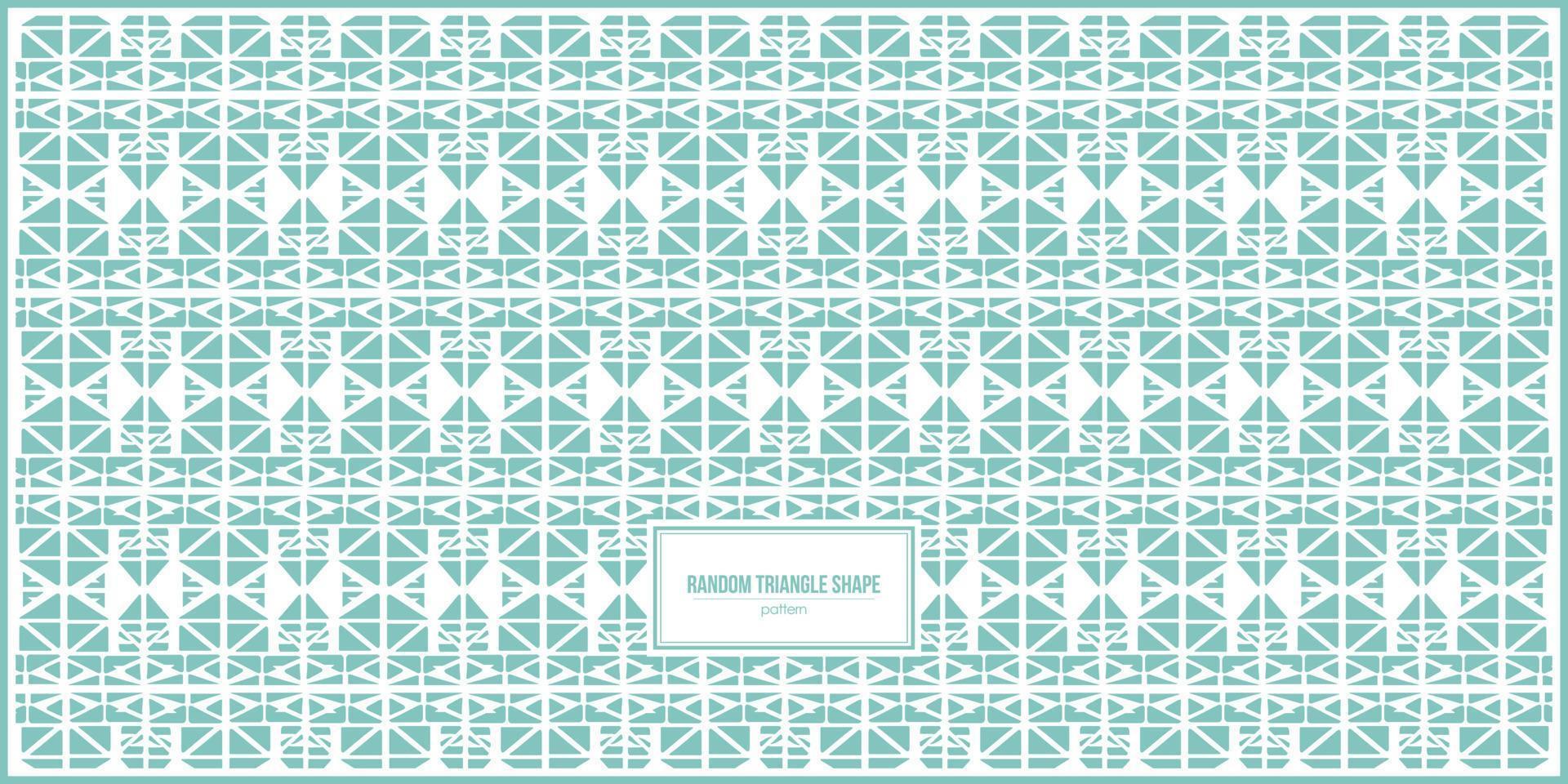 random triangle shape pattern with light green color vector