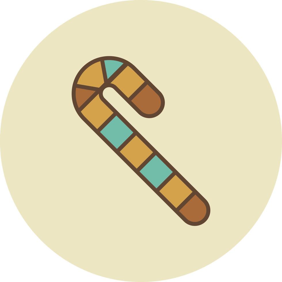 Cane Filled Retro vector