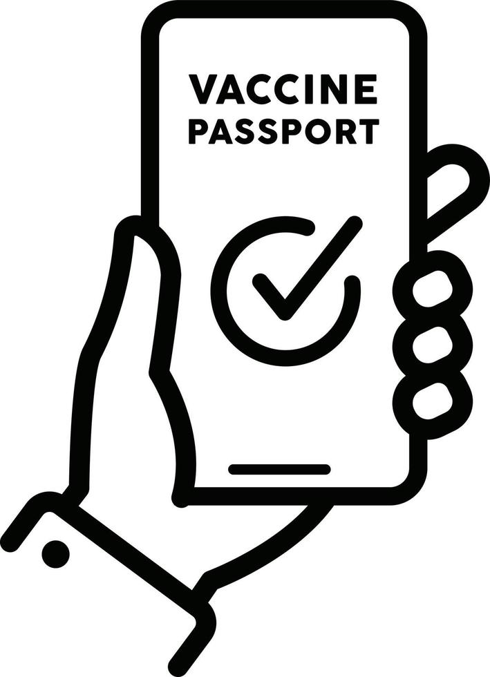 Health Passport Mobile vector