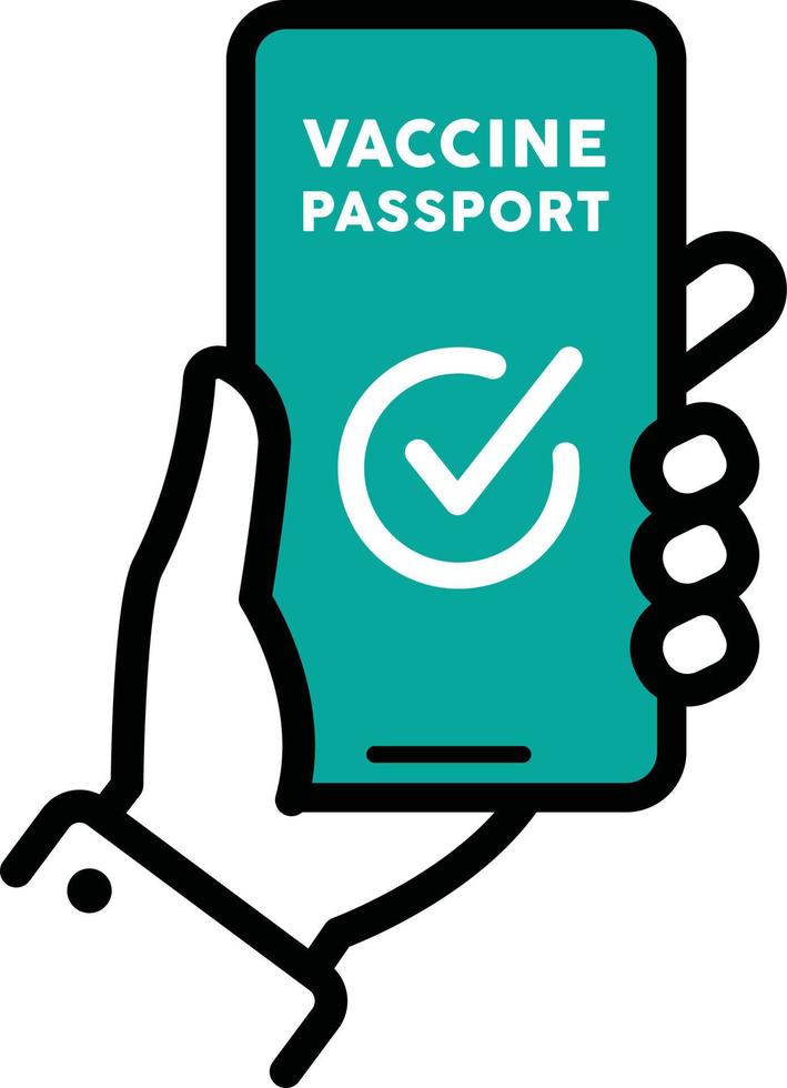 Health Passport Mobile vector