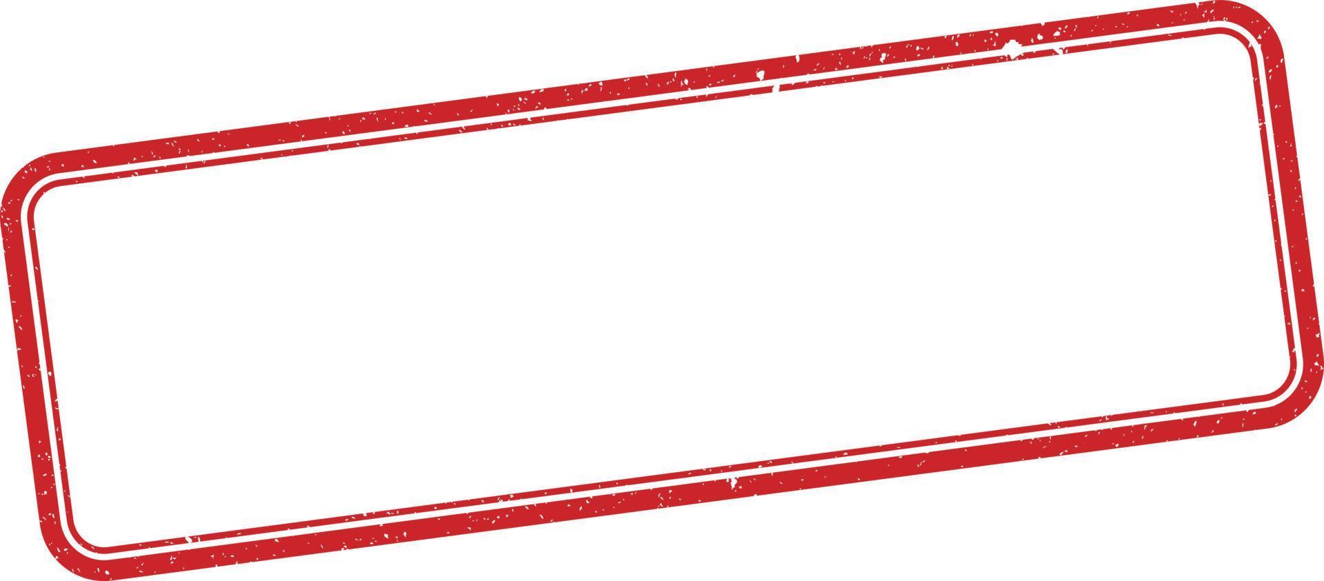 marco de sello rojo vector