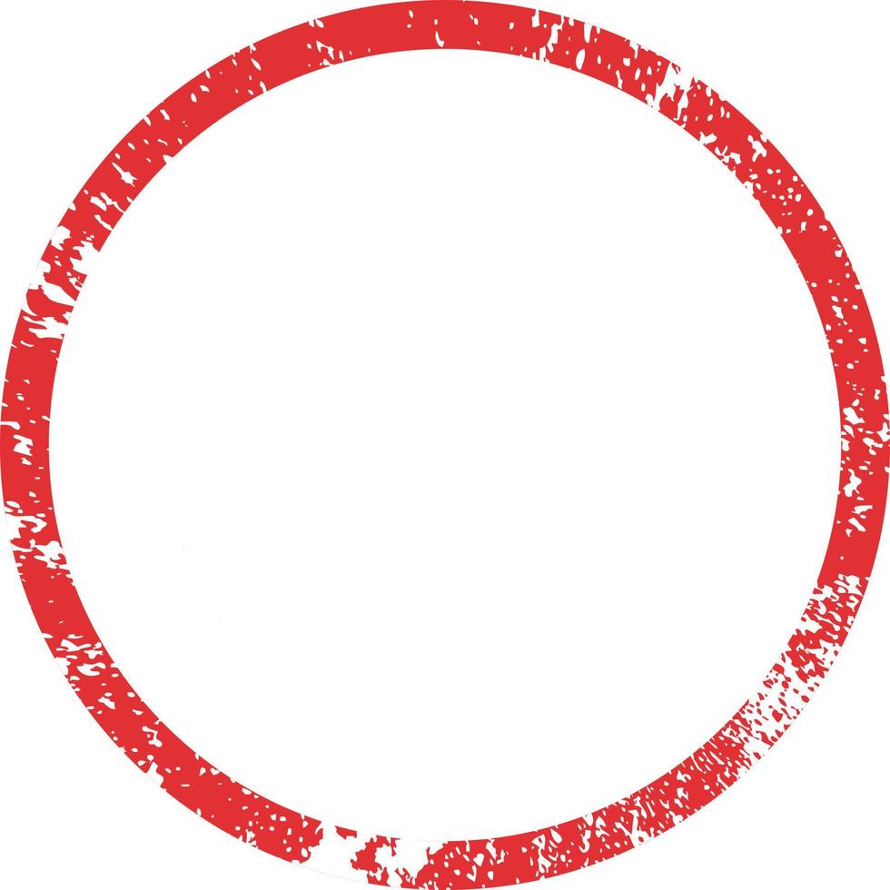 Red Stamp Frame vector