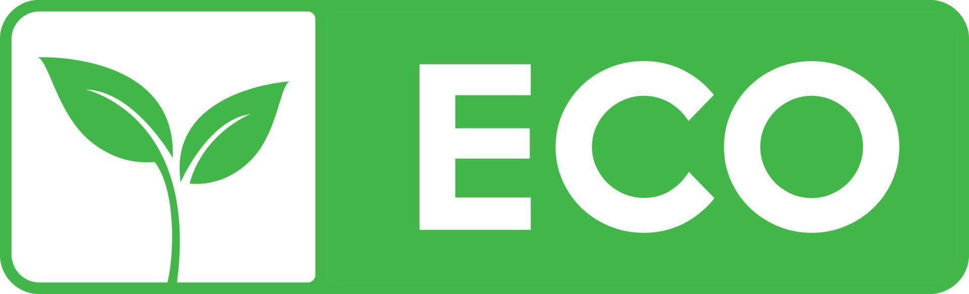 símbolo del logotipo de la ecología de la hoja vector