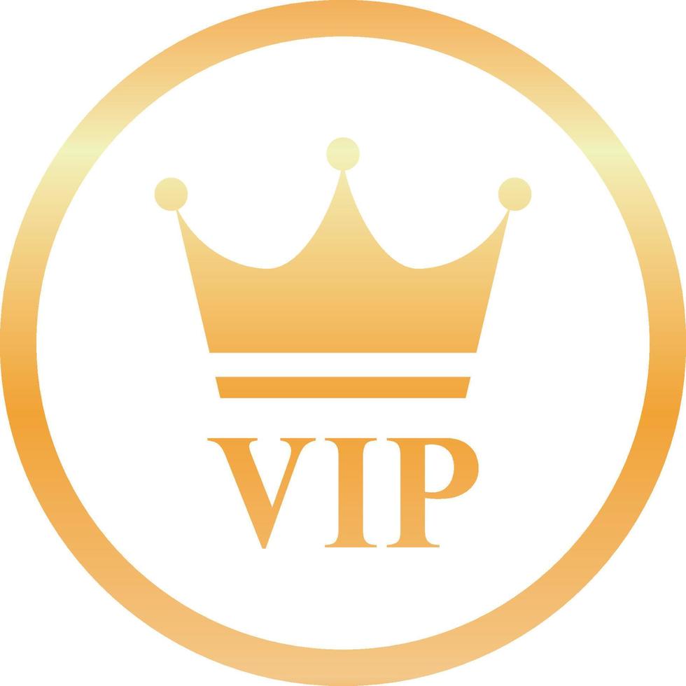 VIP quality badge or label of element vector