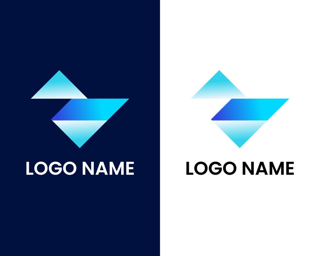 letter v and e modern logo design template vector