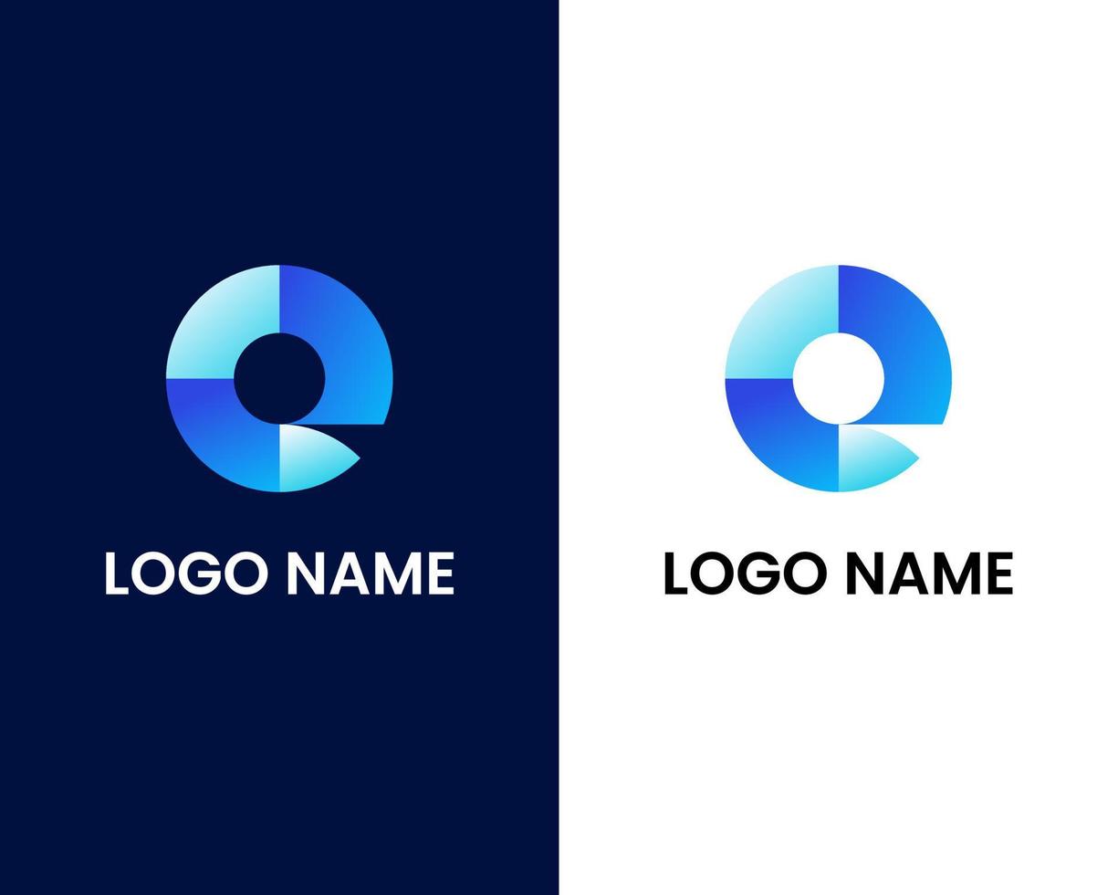 letra e y o plantilla de diseño de logotipo moderno vector