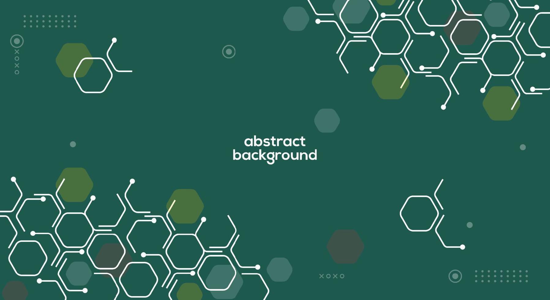 Vector banner design, with hexagon pattern. Geometric Background.