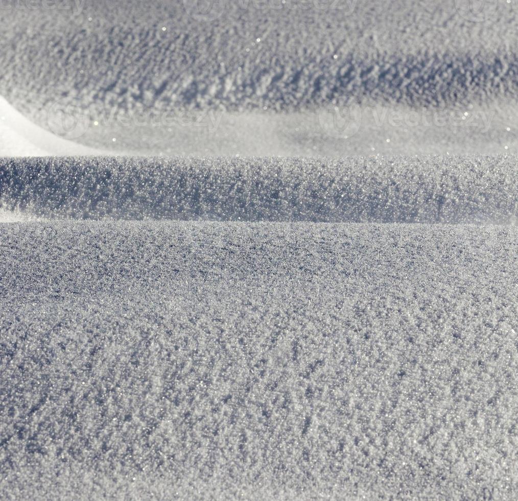 nieve profunda, primer plano foto