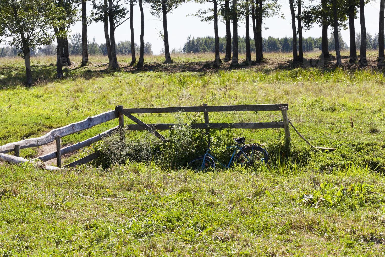 a wooden fence photo