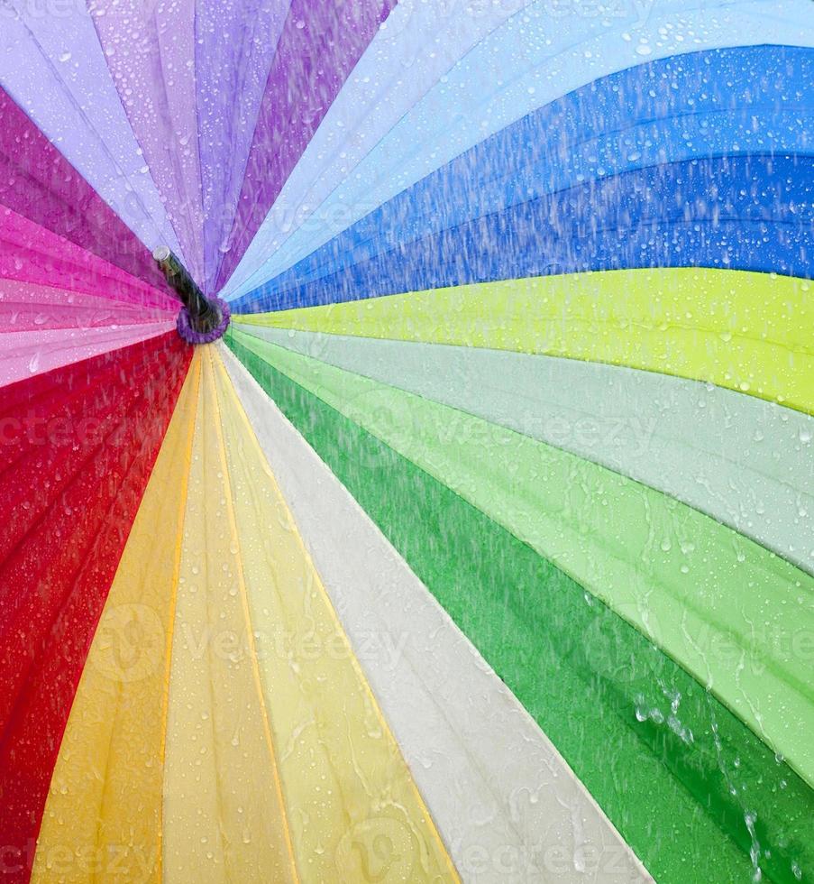 colorful umbrella, close up photo