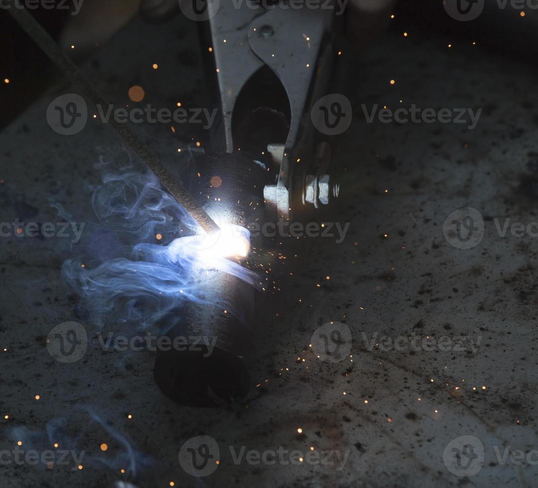 metal construction, close up photo
