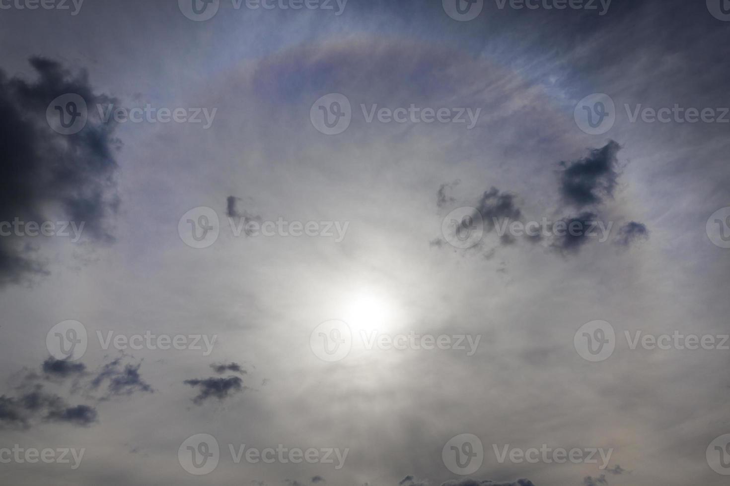 sun halo in the sky photo