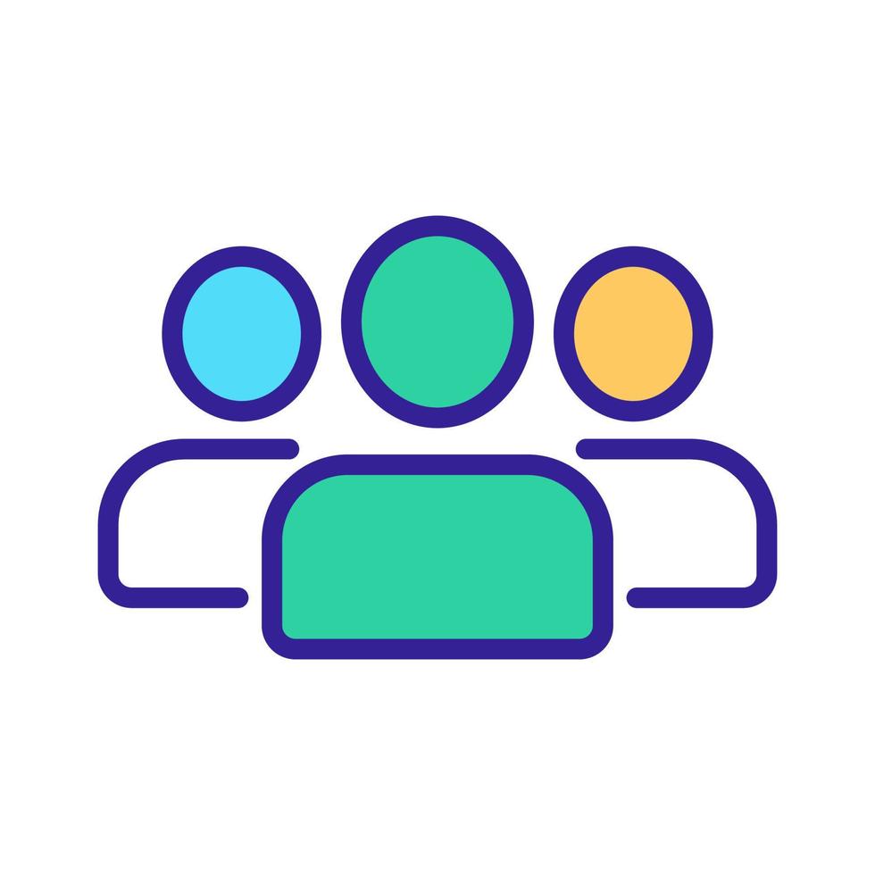 referral, man icon vector. Isolated contour symbol illustration vector