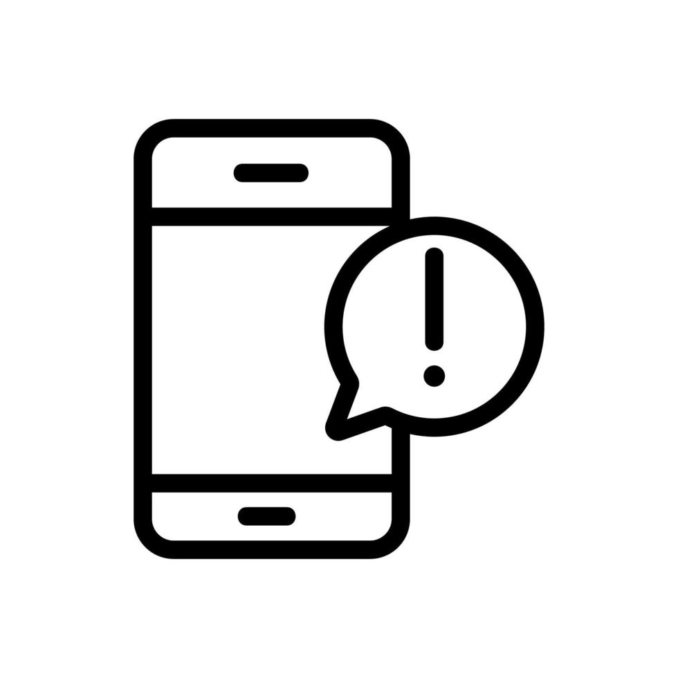 reminder icon vector. Isolated contour symbol illustration vector