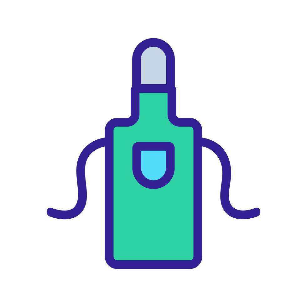 Cloak welding icon vector. Isolated contour symbol illustration vector