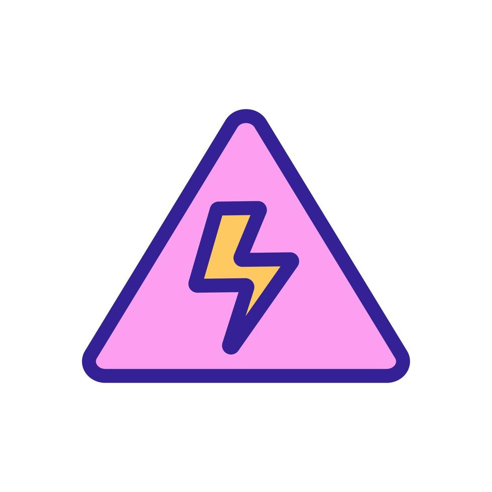 sign of defeat by the current icon vector. Isolated contour symbol illustration vector