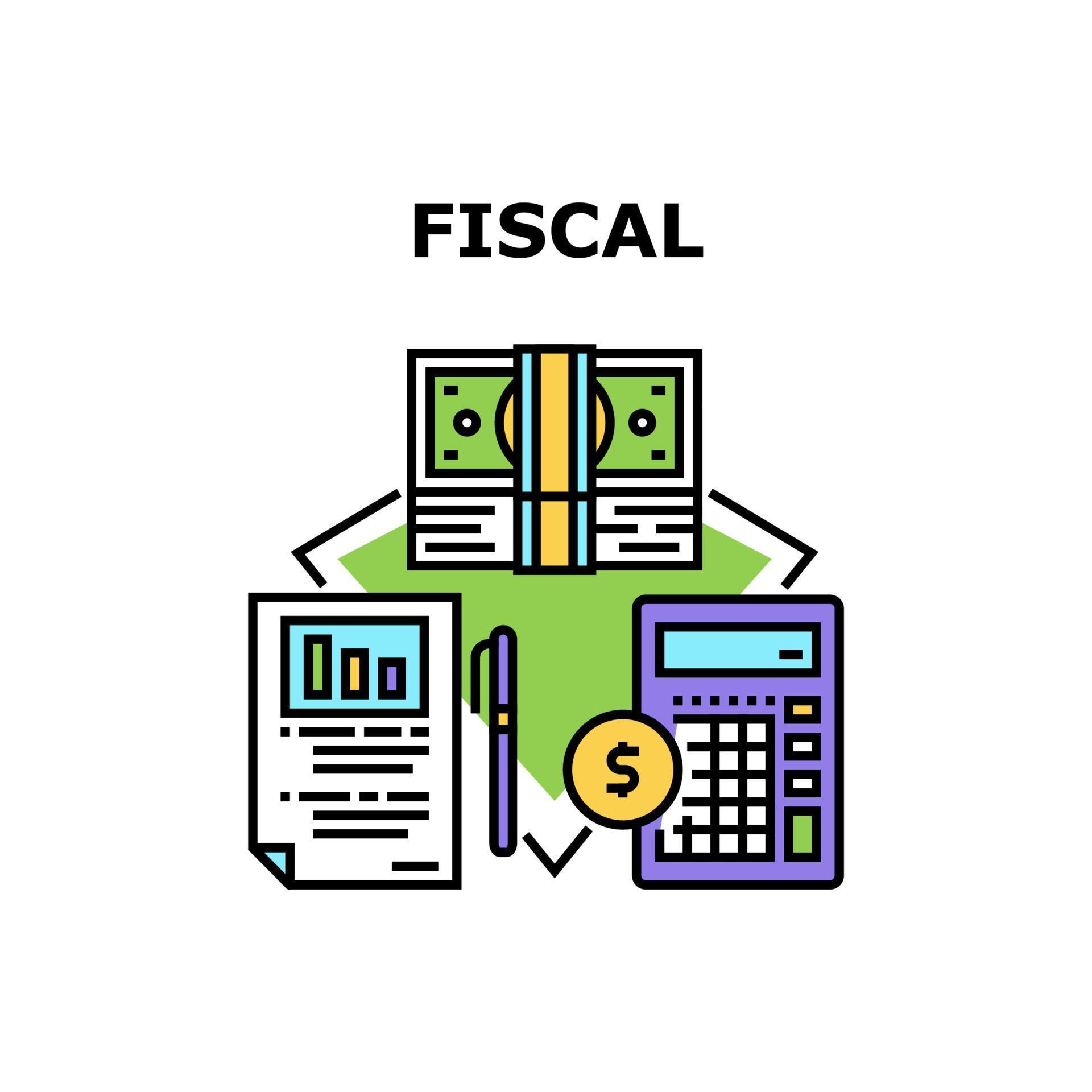 Fiscal Finance Vector Concept Color Illustration 9755957 Vector Art at