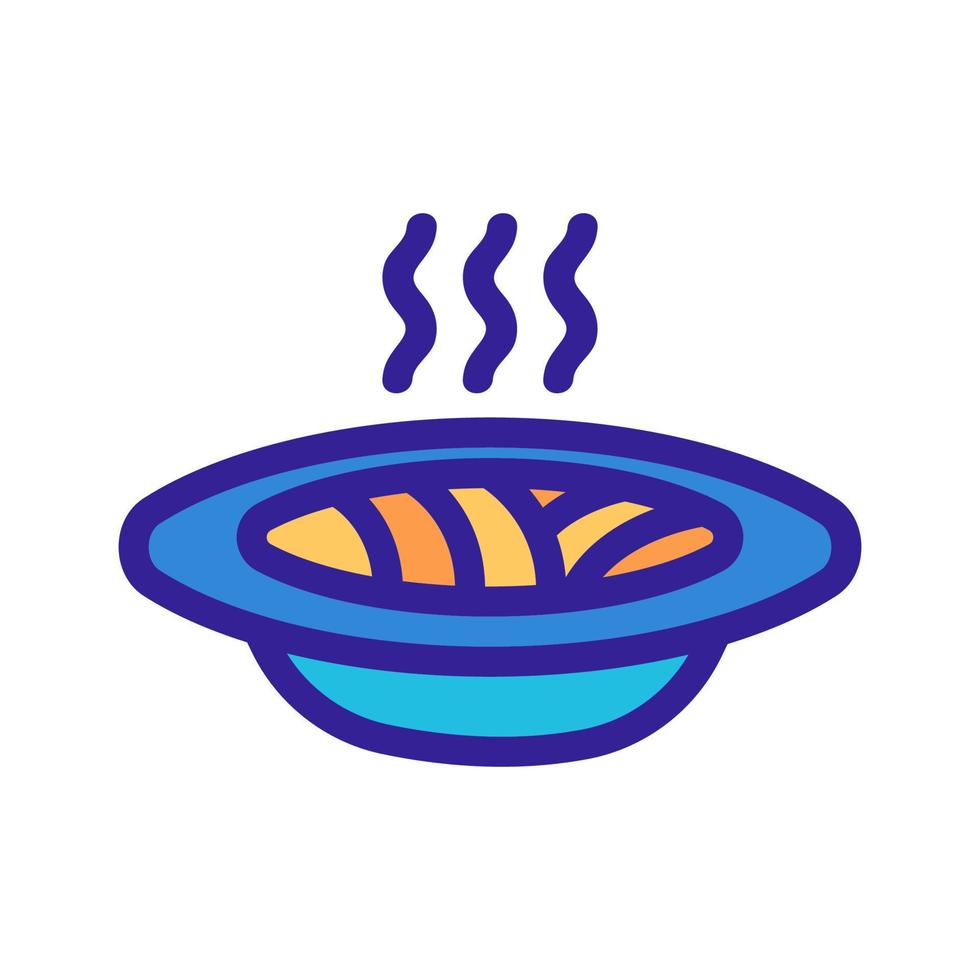 Ramen icon vector. Isolated contour symbol illustration vector