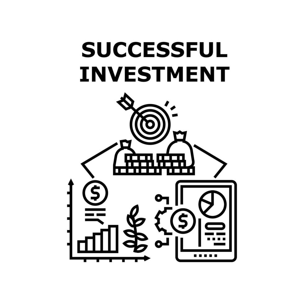 Successful Investment Vector Concept Illustration