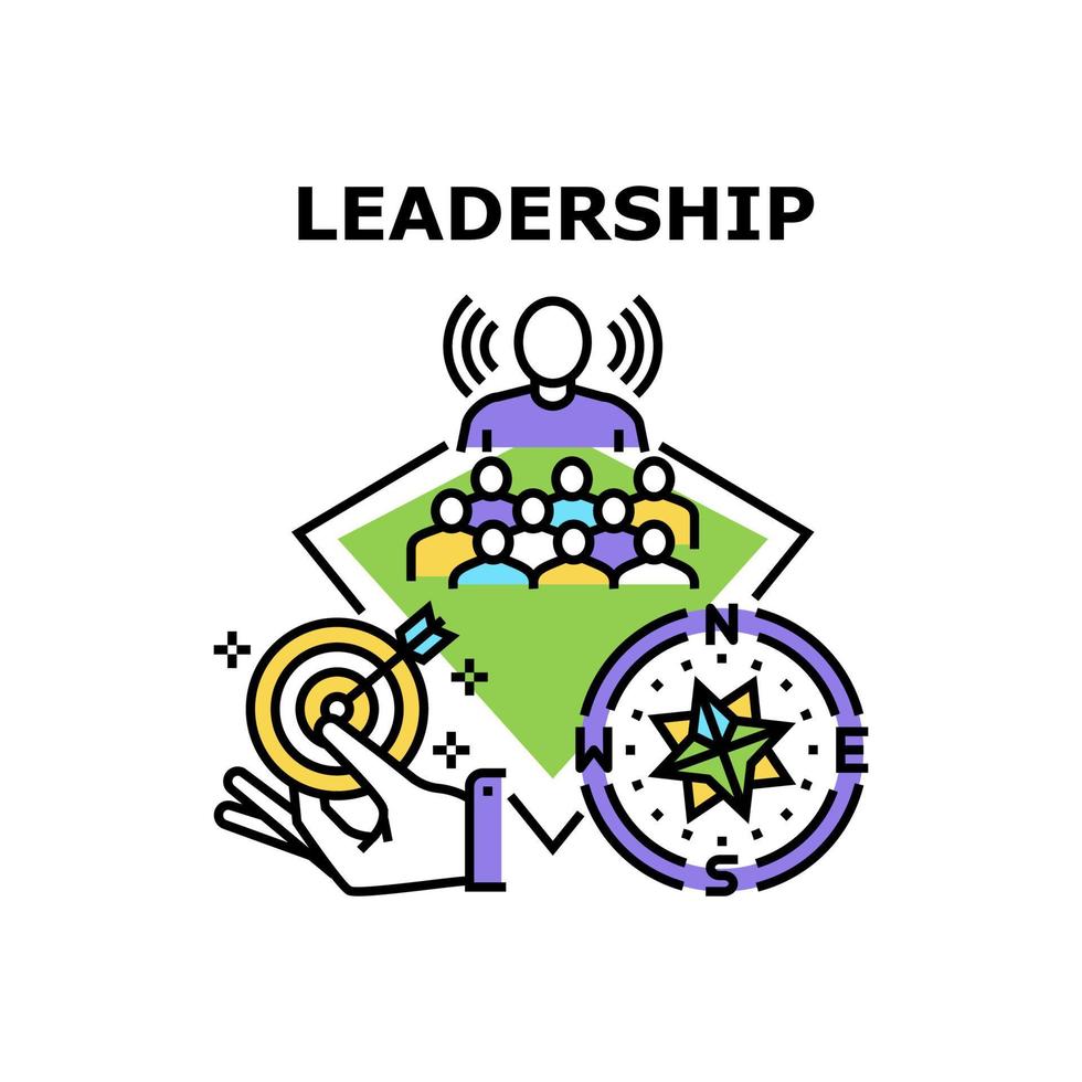 Leadership Work Vector Concept Color Illustration 9756189 Vector Art at ...