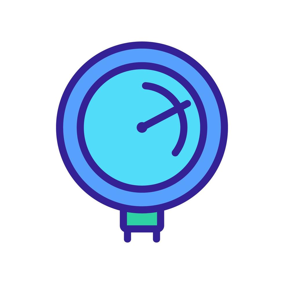 water pressure scale icon vector outline illustration