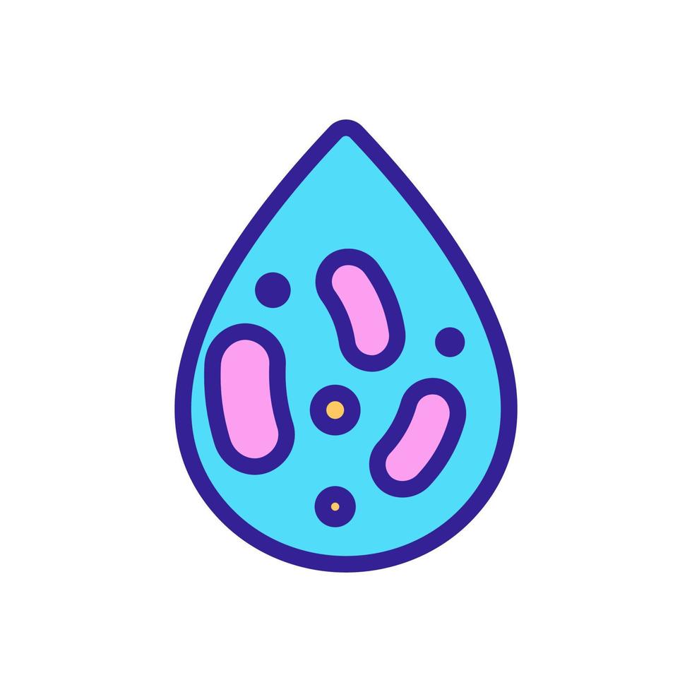 probiotic icon vector. Isolated contour symbol illustration vector
