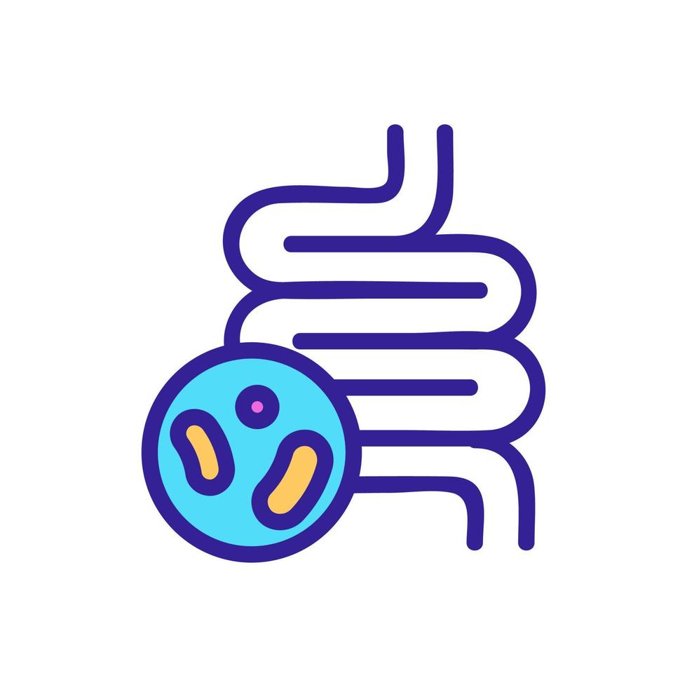 probiotic icon vector. Isolated contour symbol illustration vector
