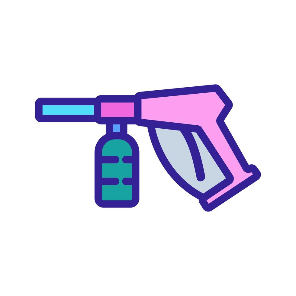 pressure washing equipment icon vector outline illustration