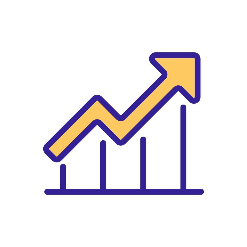 Progress icon vector. Isolated contour symbol illustration vector