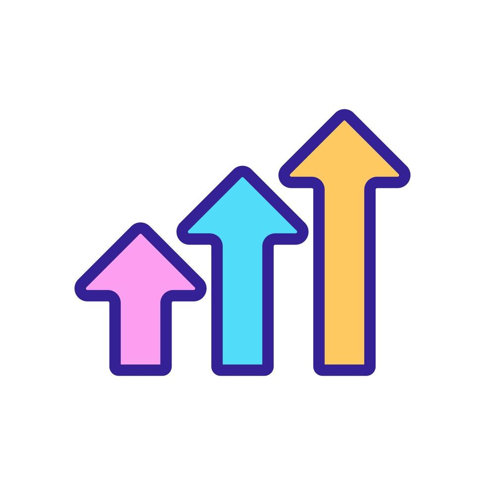 Progress icon vector. Isolated contour symbol illustration vector