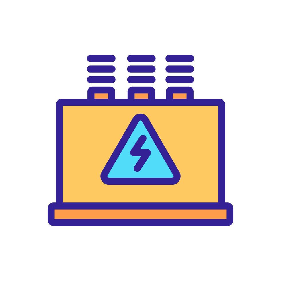 main switchboard icon vector outline illustration