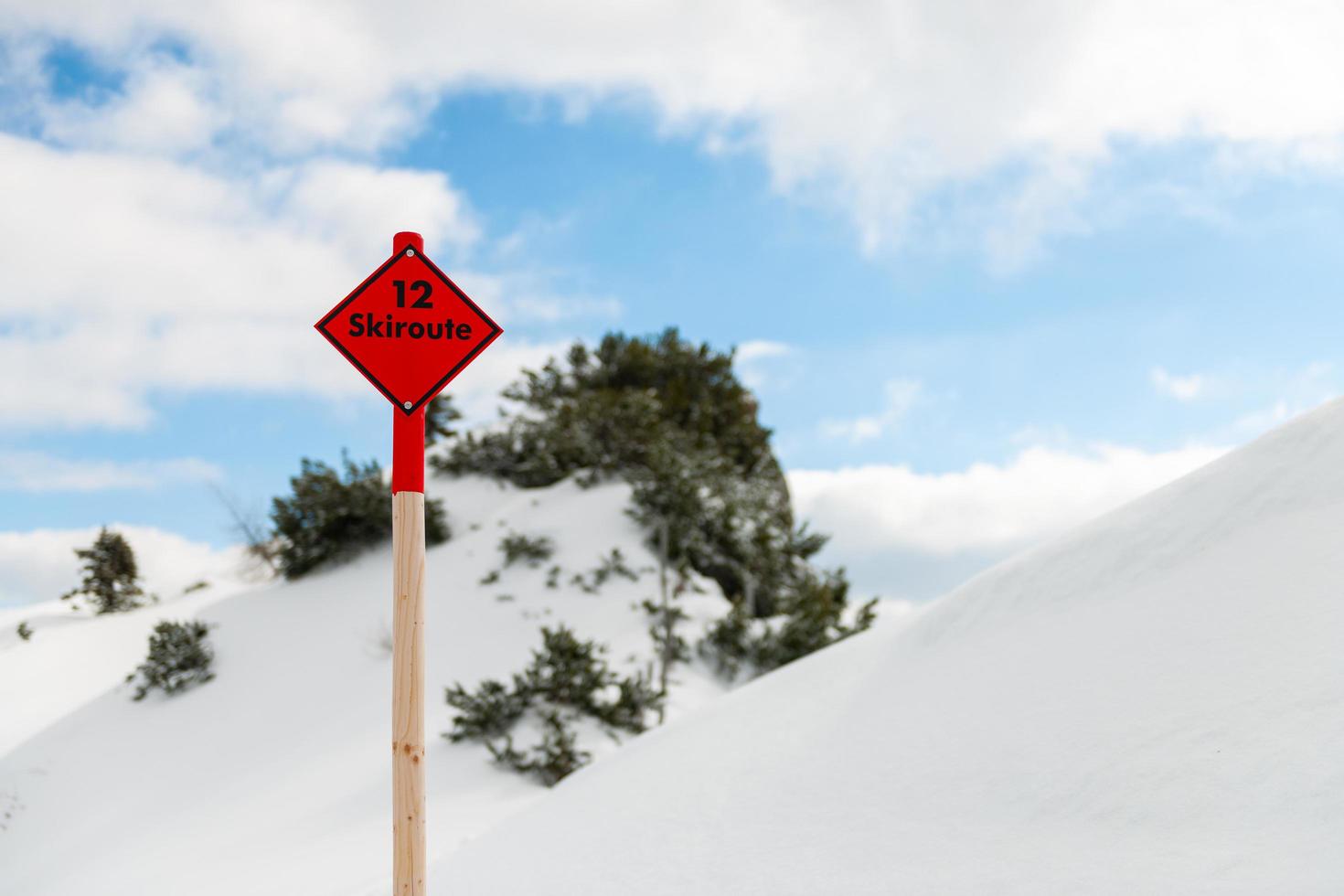 Austrian winter landscape photo