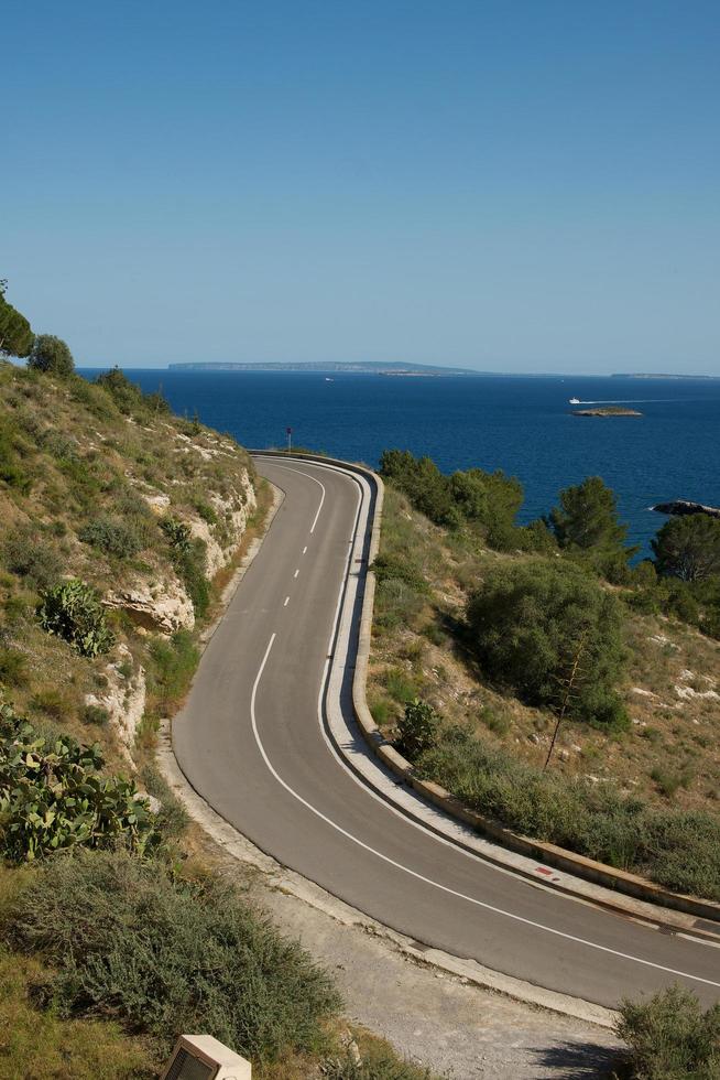 Road in Ibiza photo