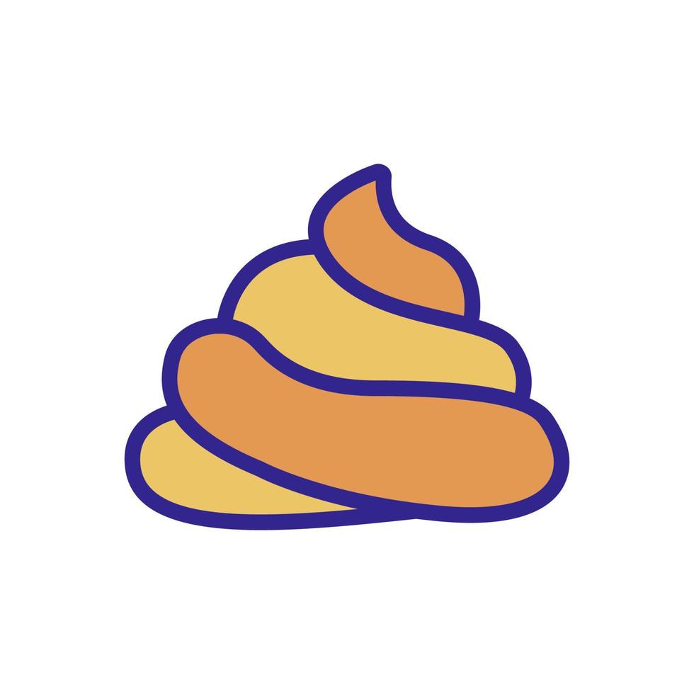 a big pile of shit icon vector outline illustration