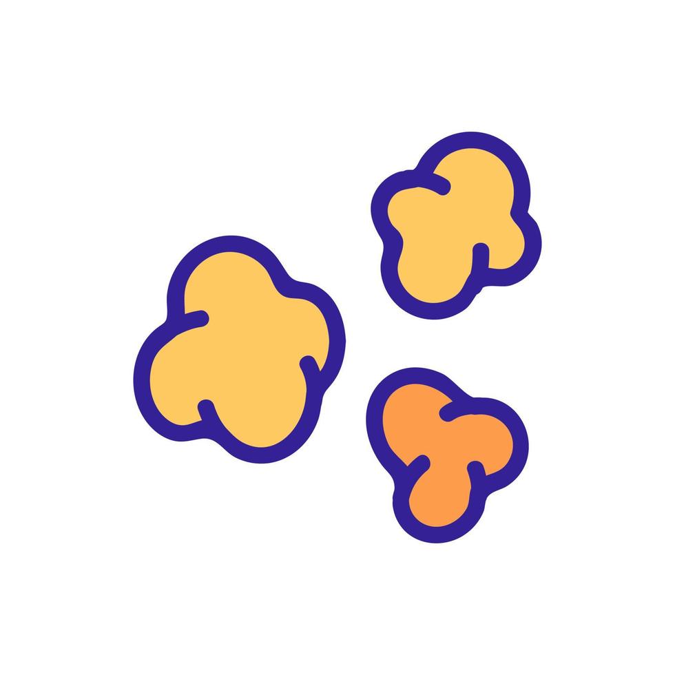 popcorn grains icon vector outline illustration